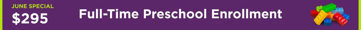 June preschool enrollment special banner